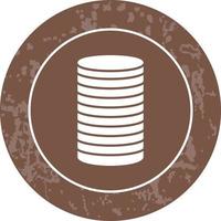 pilha de ícone de vetor de moedas