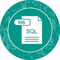 ícone do vetor sql