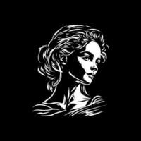 ilustração de logotipo de mulher de beleza vetor