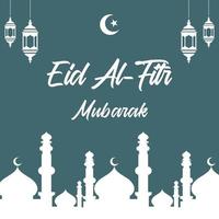 feliz eid mubarak 5 vetor