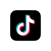 vetor de logotipo tiktok, símbolo tiktok, vetor livre de ícone tiktok