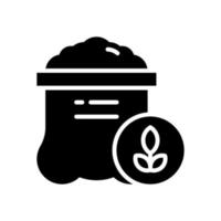 ícone de farinha para seu site, celular, apresentação e design de logotipo. vetor