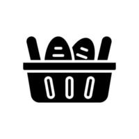 ícone da cesta de compras para seu site, celular, apresentação e design de logotipo. vetor