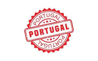 borracha de carimbo de portugal com estilo grunge em fundo branco vetor