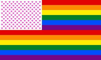 bandeira listrada do arco-íris. conceito de dia dos namorados homossexual. orgulho gay e lgbtqia. textura de design para tecido, banner, pôster, pano de fundo, parede. ilustração vetorial. vetor