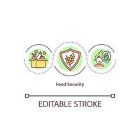 ícone do conceito de segurança alimentar