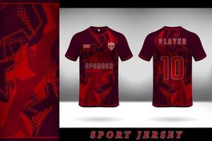 design de modelo de camisa marrom para uniformes esportivos vetor