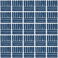 padrão quadrado popular japonês azul e branco vetor