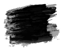 mancha de tinta preta desenhada à mão. mancha de tinta isolada no fundo branco. ilustração vetorial vetor