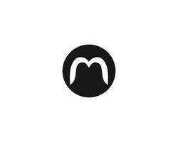 vetor de design de logotipo criativo letra m