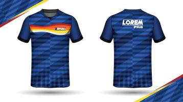 design de camisa de futebol para sublimação, design de camiseta esportiva vetor