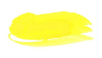 pincelada de aquarela abstrata isolada no fundo branco. vector fundo ensolarado amarelo com textura grunge.