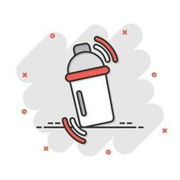 ícone de coquetel shaker em estilo simples. ilustração em vetor garrafa de álcool em fundo branco isolado. conceito de negócio de bebida de bar.