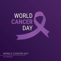 4 de fevereiro dia mundial do câncer vetor