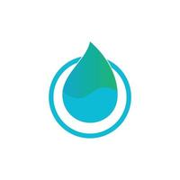 logotipo da gota de água vetor