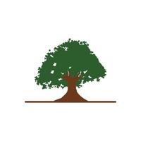 design de logotipo de vetor de árvore grande