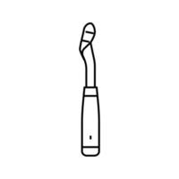 ilustração em vetor ícone da linha de pimenta da ferramenta core