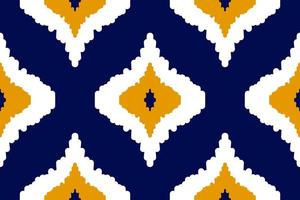 padrão étnico ikat sem emenda em tribal. impressão de ornamento étnico geométrico asteca. estilo americano, mexicano. vetor