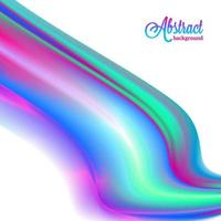 fundo desfocado abstrato com onda de arco-íris colorida vetor