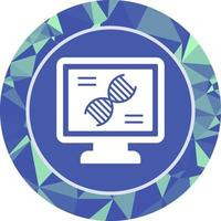 ícone de vetor de teste de dna