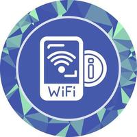 ícone de vetor de sinal wifi