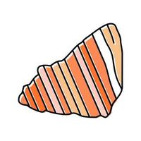 ilustração em vetor ícone de cor de rocha de arenito