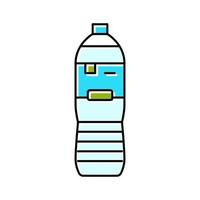 ilustração em vetor ícone de cor de bebida de água engarrafada