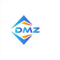 dmz design de logotipo de tecnologia abstrata em fundo branco. dmz conceito de logotipo de carta de iniciais criativas. vetor