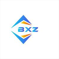 design de logotipo de tecnologia abstrata bxz em fundo branco. conceito criativo do logotipo da carta inicial bxz. vetor