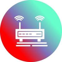 ícone de vetor de sinais wi-fi