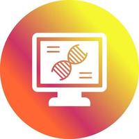 ícone de vetor de teste de dna