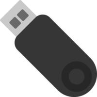 ícone de vetor de armazenamento usb