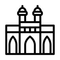 gateway de design de ícone da índia vetor