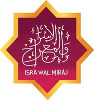 vetor isra miraj