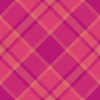 tecido tartan têxtil. xadrez de fundo sem emenda. padrão de verificação de textura vetorial. vetor