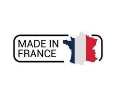 rótulo de made in france vetor