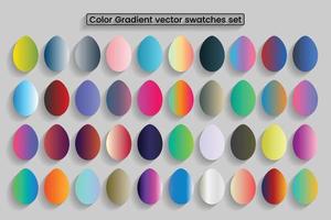 gradientes cor vibrante grande conjunto de amostras de fundo vetor