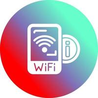 ícone de vetor de sinal wifi