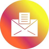 ícone de vetor de documentos de e-mail