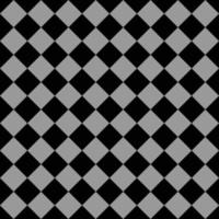 padrão xadrez e quadrados preto e cinza sem costura diagonal vetor