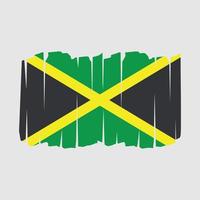 escova da bandeira da jamaica vetor