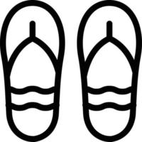 ilustração em vetor flip flop em um ícones de symbols.vector de qualidade background.premium para conceito e design gráfico.