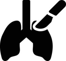 ilustração em vetor de cirurgia de pulmões em um icons.vector de qualidade background.premium para conceito e design gráfico.