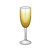taças de champanhe tilintando ícone de tamanho grande de coquetel emoji vetor