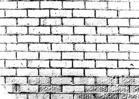 Textura de parede de tijolo de grunge vetor