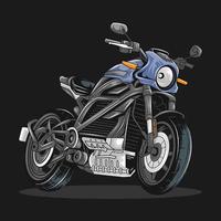 moto legal do esporte do motociclista. camadas editáveis de arte vetorial vetor
