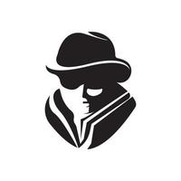 ícone de cavalheiro vector boutique de moda e símbolo de design