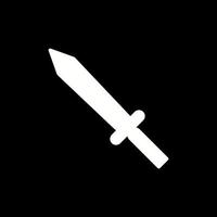 ícone de vetor de espada exclusivo