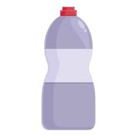 vetor de desenho de ícone de garrafa de prato. produto líquido