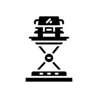 ícone do elevador do carro para seu site, celular, apresentação e design de logotipo. vetor
